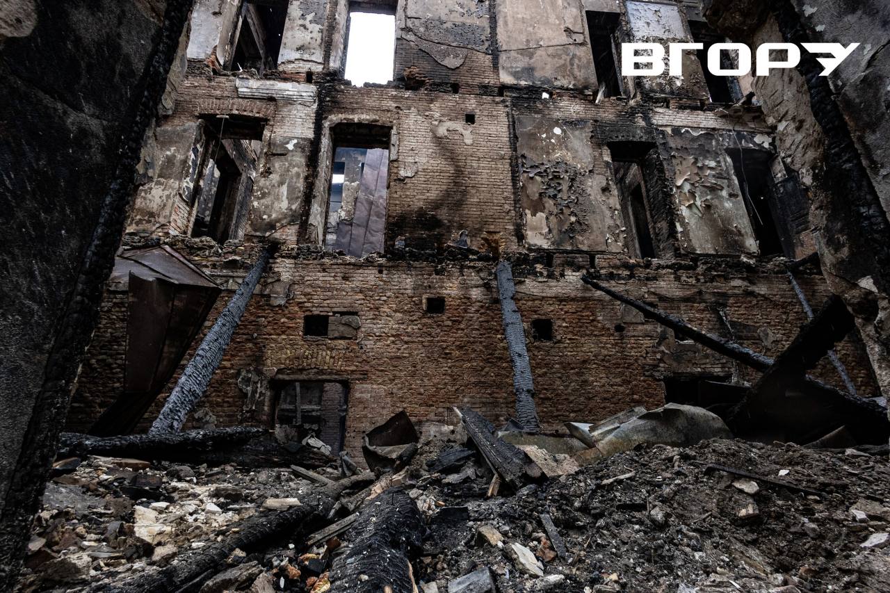 історична пам'ятка після пожежі